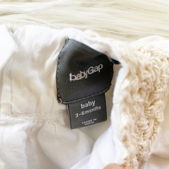 Baby Gap Linen Dress with Crochet Details 3-6M - Picture 9 of 9